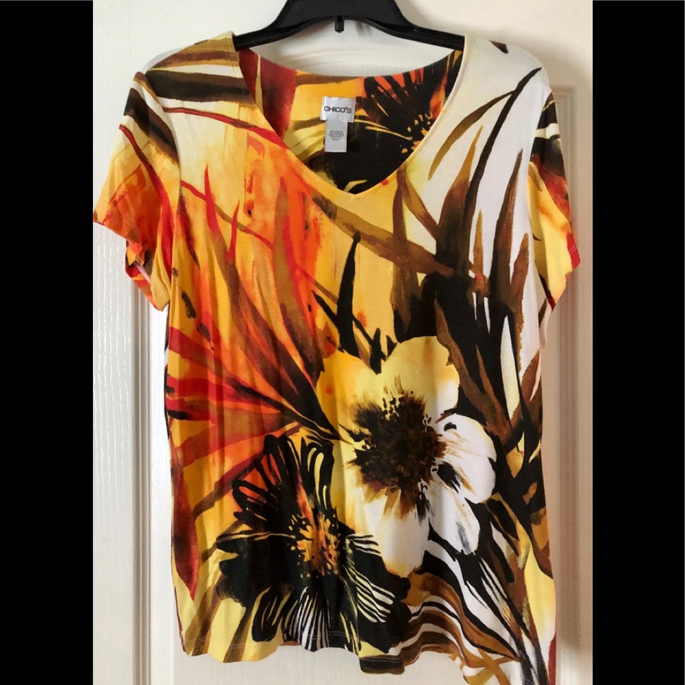 Tropical dressy T
